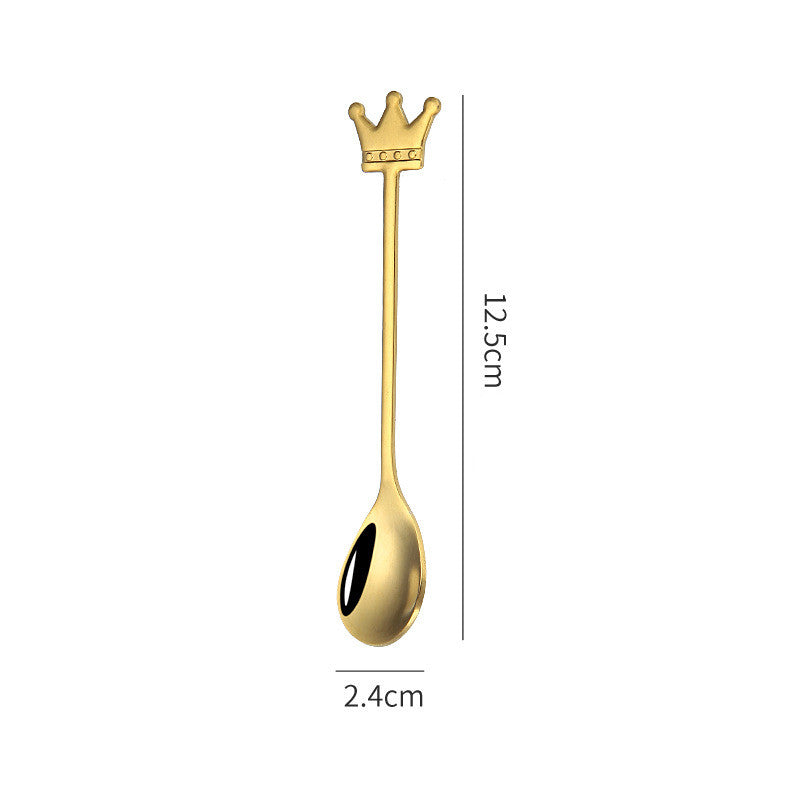 Japanese Style Stainless Steel Cartoon Sunflower Spoon