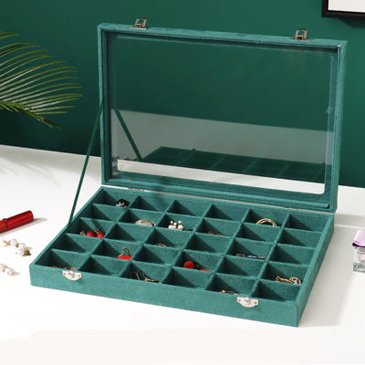 Fashion New Simple Double Layer Jewelry Box