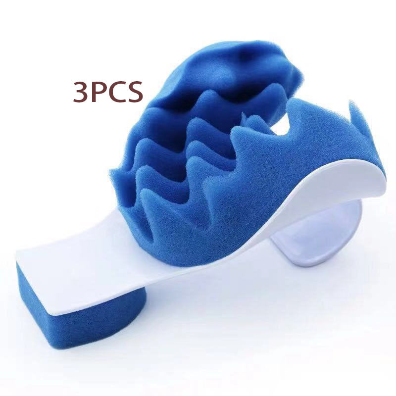 Support Pillow Blue Headrest Cushion Cervical Pillow