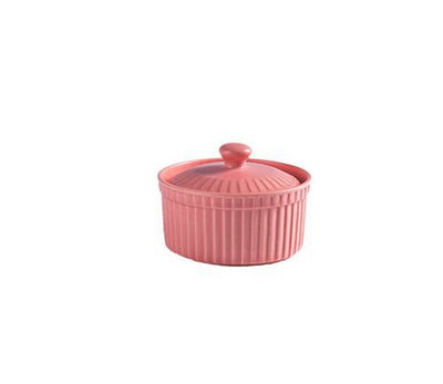 New Nordic Style Ceramic Baking Bowl with Lid