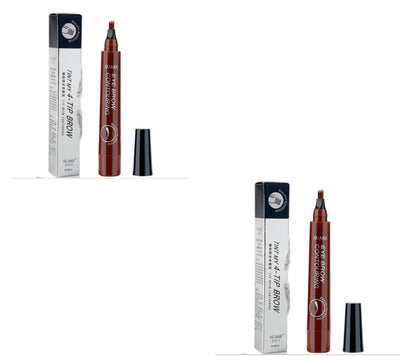 Four-Headed Eyebrow Pencil Long-Lasting No Blooming