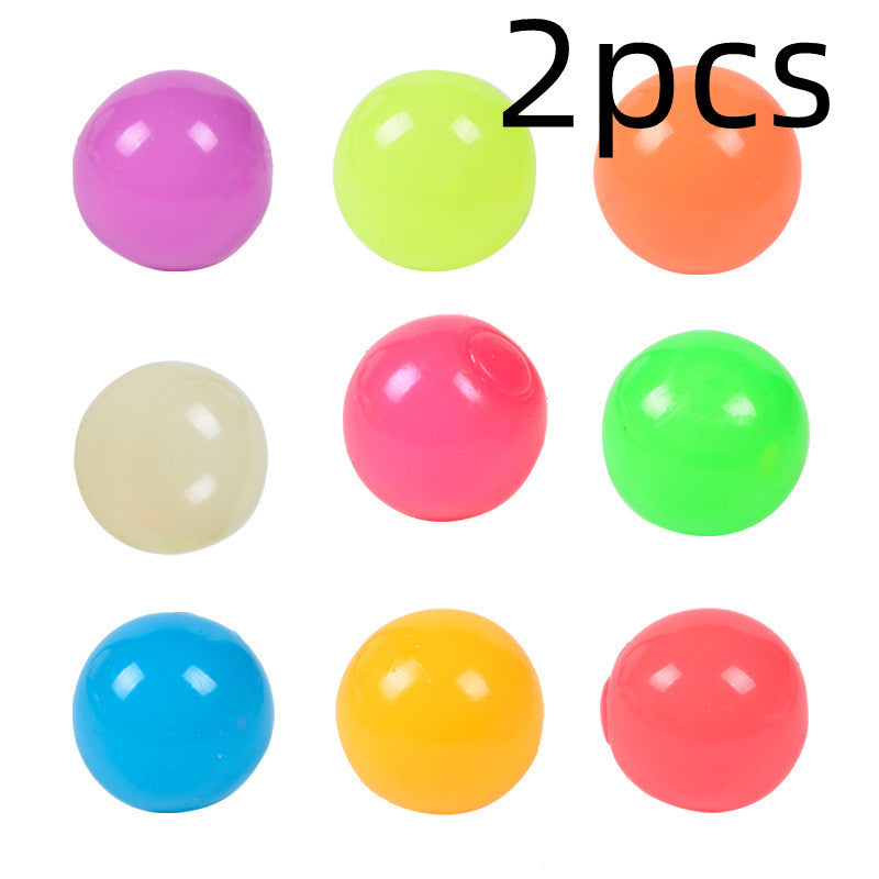 The Same Luminous Ceiling Ball Vibrato Fluorescent Sticky Target Ball Children&