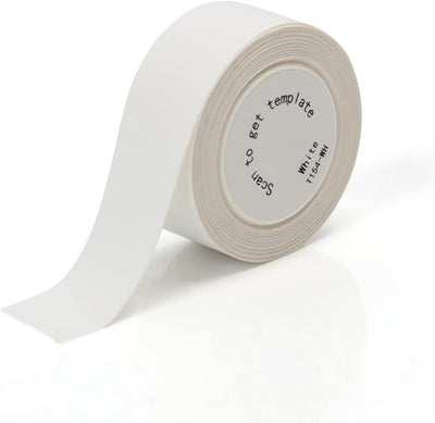 Qutie Etichette Adesive Termiche, 15Mm Impermeabile DIY Personalizzate Carta Adesiva per Stampante, Compatibile Qutie Eticchettatrice, per Scuola Casa, 4 M/Rotolo