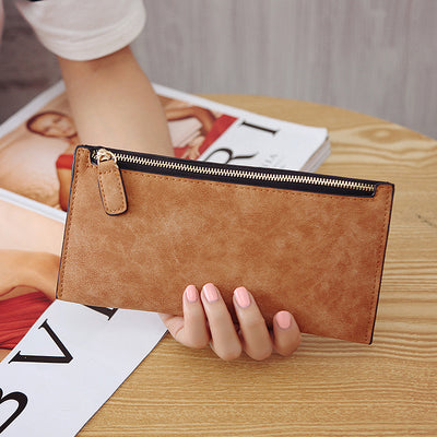 Women'S Purse Ladies Wallet Long Money Bags Simple Style