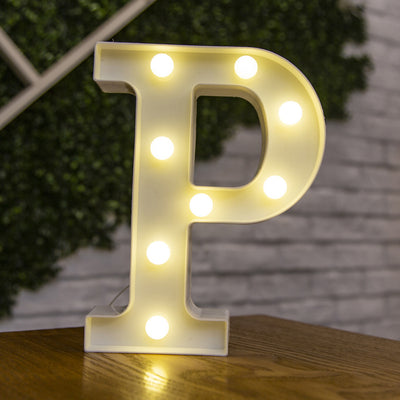 26 Letters White LED Night Light Marquee Sign Alphabet Lamp