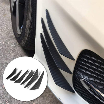 Aletta Paraurti - 6 Pezzi in Fibra Di Carbonio Texture Paraurti for Auto Canard Splitter Diffusore Valence Spoiler Lip