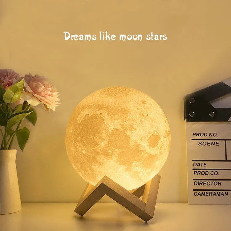 3D Printing Moon Night Table Lamp Chinese Valentine&