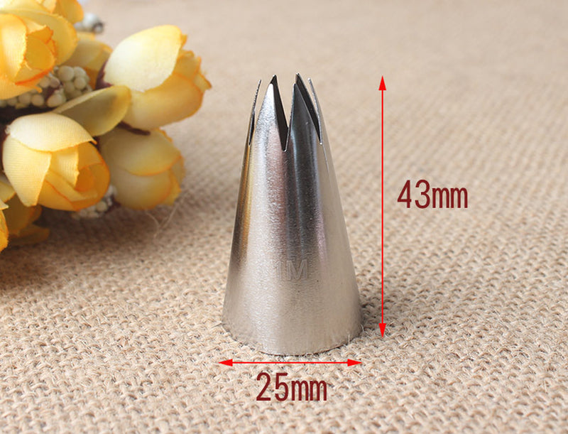 Stainless Steel Nozzle Star Tip Pastry Cookies Tools