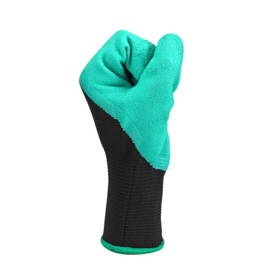 3Pairs Safety Gloves Garden Gloves Rubber TPR Thermo Plastic Builders Work ABS Plastic Claws