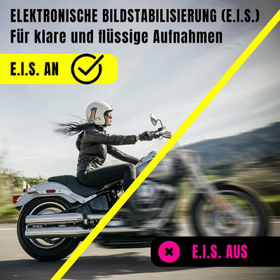 Action Cam, 20MP Action Cam 4K Con Touch Screen, Stabilizzatore EIS, Impermeabile Fino a 40M Sotto L'Acqua