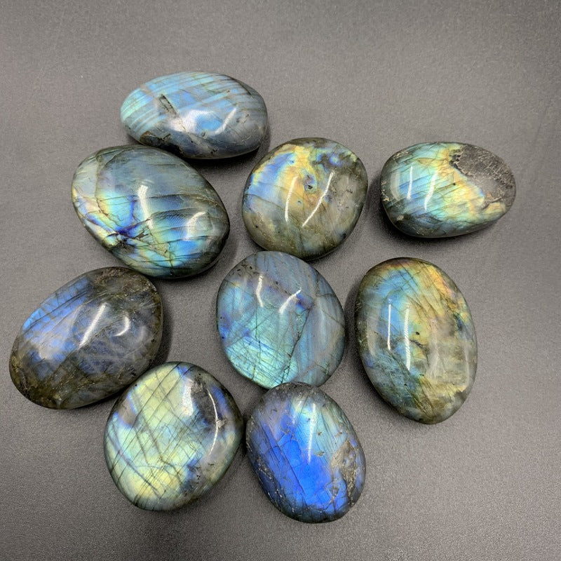 1Pc Natural Blue Color Genuine Labradorite Original Labradorite Moonstone Natural Stones Ornament Moonstone Send Random Dropship