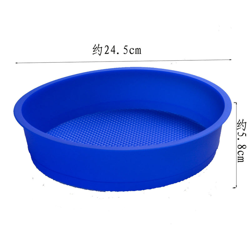 Microwave Oven Oven with Chiffon Silica Gel Cake Mold Mousse Bread round Roast Dish 9 Inches Cake Pan