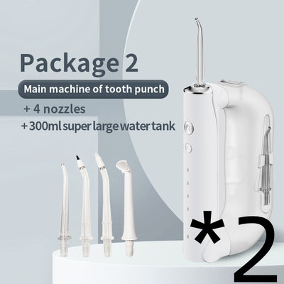 Portable Oral Irrigator 300Ml Large Water Electric Irrigador Bucal Water Flosser Tooth Cleaner