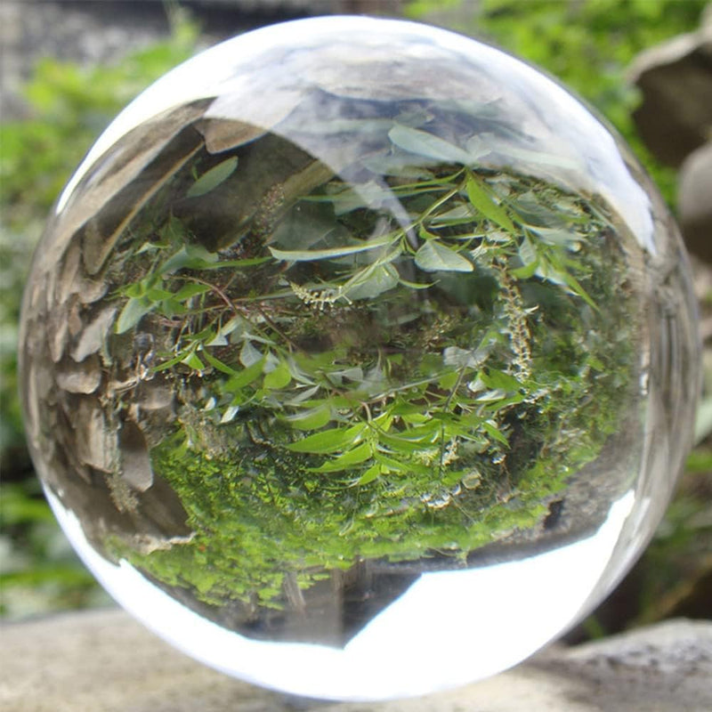 Sfera Di Vetro, K9 Sfera Di Cristallo, 80Mm K9 Sfera Vetro Trasparente per Fotografia, Sfera Di Cristallo Palle Di Vetro per Foto, per Fotografia, Decorazione, Divinazione