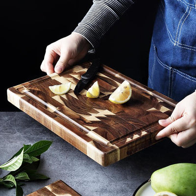 Kitchen Household Parquet Solid Wood Cutting Board