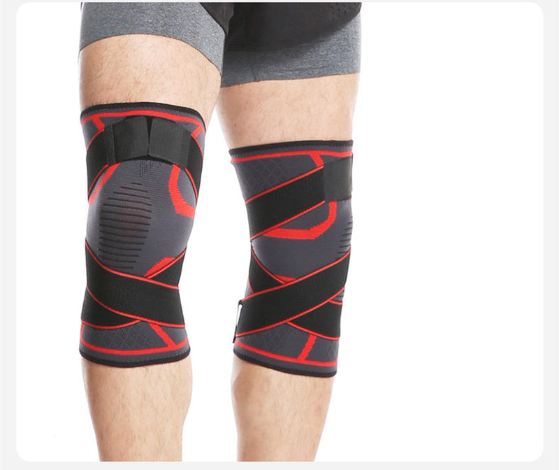 Outdoor Sports Compression Horoscope Cross Strap Knee Pads