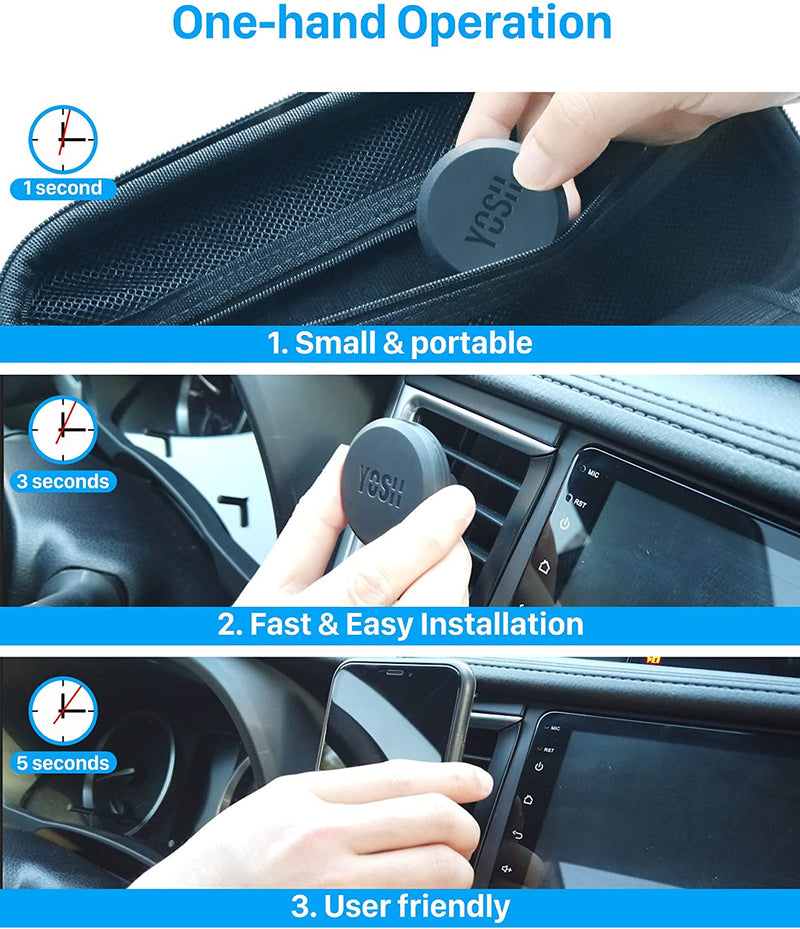 Supporto Smartphone per Auto Porta Cellulare Da Auto Universale Magnetico Auto Smartphone Telefono Macchina Calamita per Cellulare Reggi Telefono Auto per Iphone 11 X 7 P30 E GPS Navigatore Auto