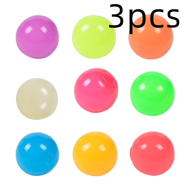 The Same Luminous Ceiling Ball Vibrato Fluorescent Sticky Target Ball Children&