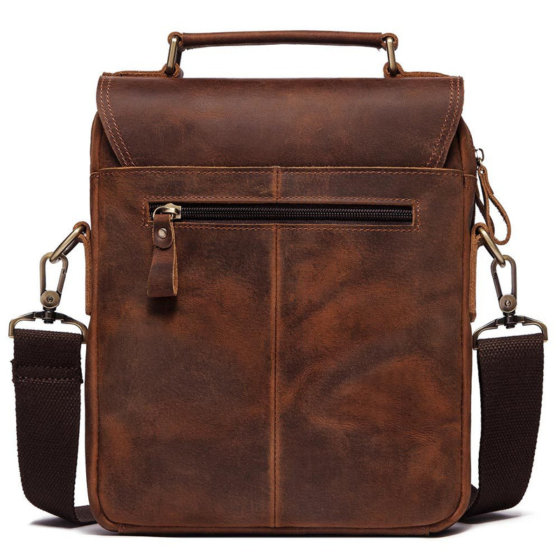 Leather Shoulder Bag Retro Men&