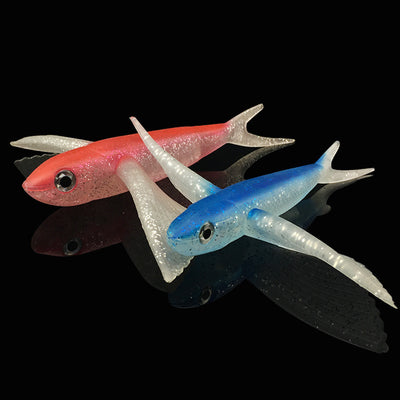 Flying Fish Sea Fishing Soft Bait Tuna Lure Bait 17Cm21Cm Big Wing Fish Plane Fish