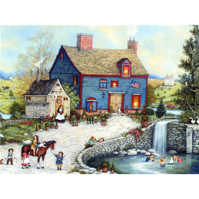 Digital Painting Country Color House Landscape Paint Kit