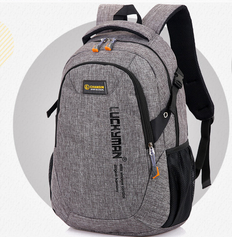 Male and Female Student Bag Leisure Outdoor Sports Bag Large Capacity Travel Backpack Shoulder Bag