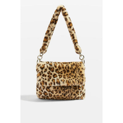 Women'S Winter Hand Warmer Bag Leopard Crossbody Shoulder Bag