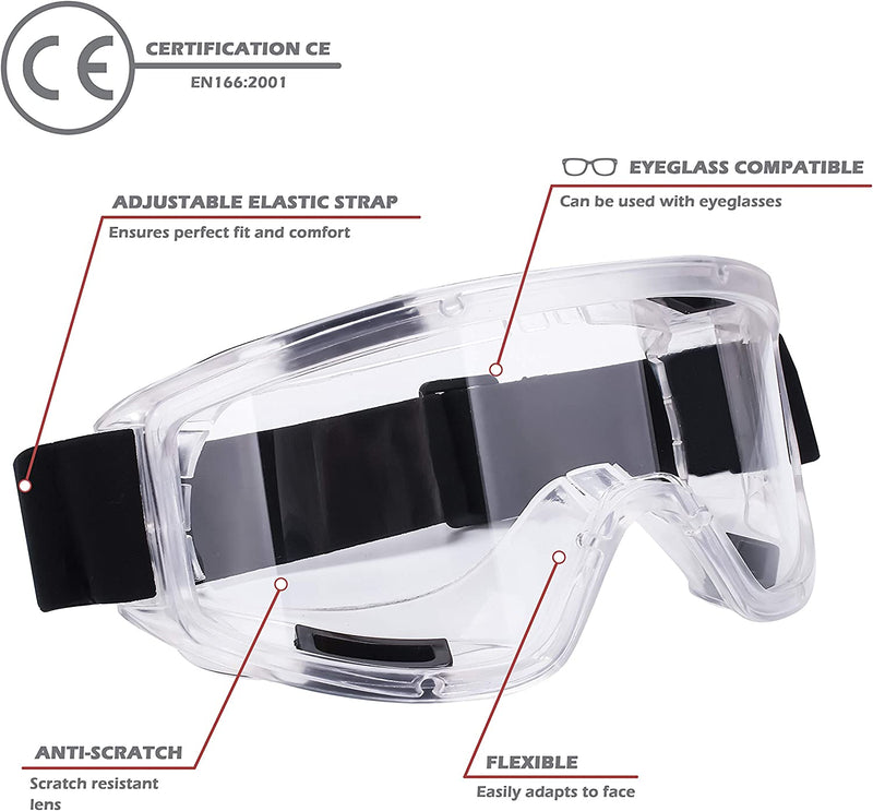 G-500 Maschera Antigas Antipolvere Riutilizzabile Con Filtri E Occhiali Protettivi per Verniciatura, Costruzione, Fai Da Te, Levigatura