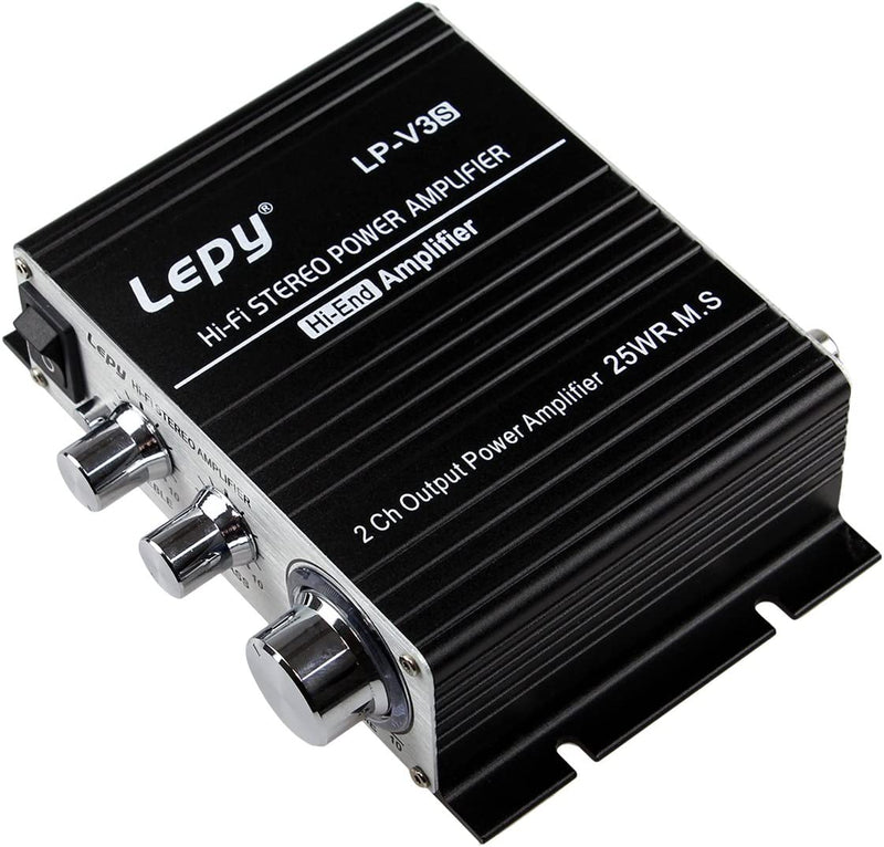 Lp-V3S Piccolo Amplificatore Hifi per Auto,Pc, Casa Corrente DC12V