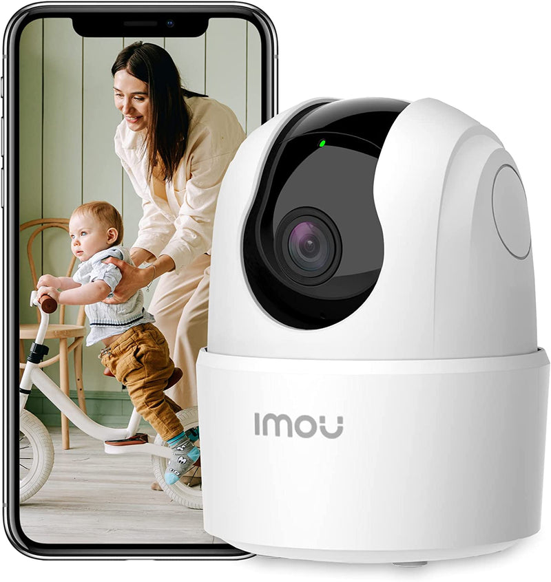 Telecamera Wi-Fi Interno, 1080P Videocamera Di Sorveglianza, Tracciamento Del Movimento Con Sirena, Con Rilevamento Umano, Audio Bidirezionale, Funziona Con Alexa, 2,4G, Ranger 2C