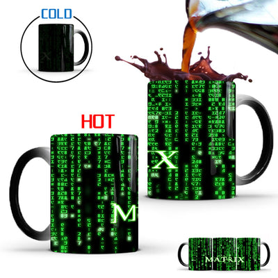 The Matrix Mug Color Change Heat Sensitive Ceramic Coffee Mug