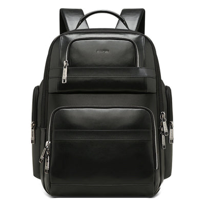 Top Layer Leather Backpack