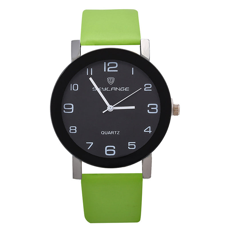 Digital Black Dial Candy Color Simple Casual Quartz Watch