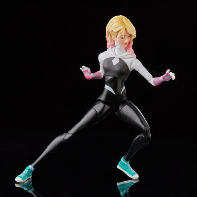 Marvel Legends Series, Spider-Gwen, Action Figure Da 15, Ispirata Al Film ""Spider-Man: across the Spider-Verse (Part One)"", 4 Accessori