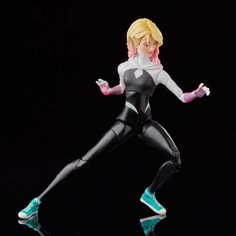 Marvel Legends Series, Spider-Gwen, Action Figure Da 15, Ispirata Al Film ""Spider-Man: across the Spider-Verse (Part One)"", 4 Accessori