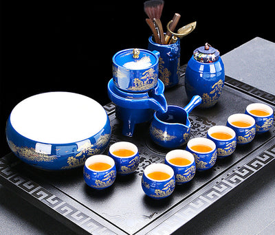 Lazy Tea Set High Grade Ceramic Household