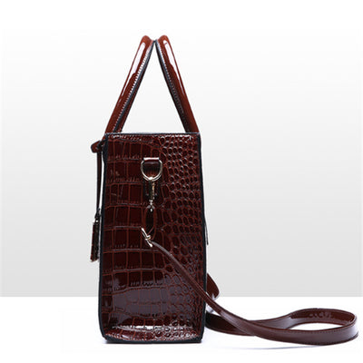 Diagonal Cross Bag Solid Color Stone Tote Bag