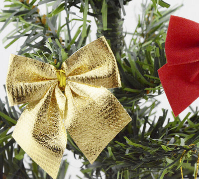 Christmas Ornament, Christmas Tree, Bow Pendant