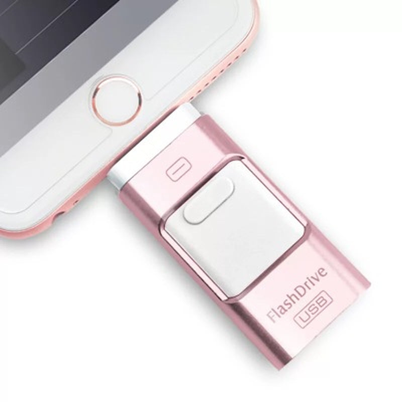 Three in One OTG USB Flash Disk for Computer and Mobile Phone