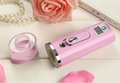 Skin Tester Hydrating Instrument Portable Charging Treasure Nano Sprayer Humidification Hydrating Beauty Instrument Steaming Face