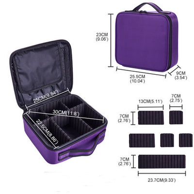 Large-Capacity Multifunctional Portable Cosmetic Bag