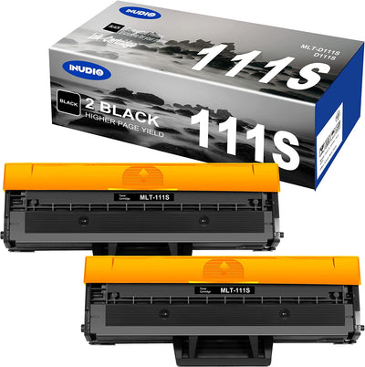 MLT-D111S Compatibili Cartucce Di Toner Sostituzione per Samsung MLT-D111L 111L 111S Toner per Xpress M2070 M2026W M2070W M2020W M2020 M2022 M2022W M2026 M2070F M2070FW (Nero, 2-Pack)