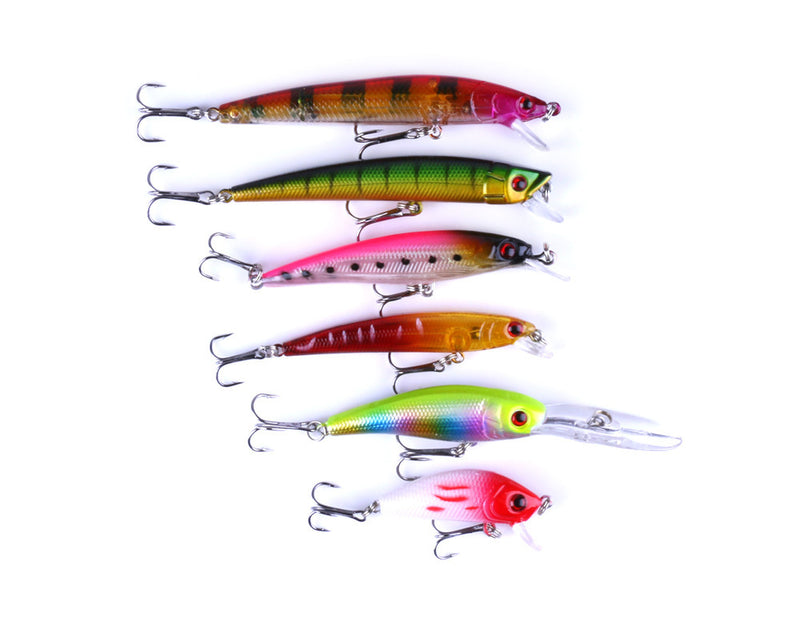 43-Piece Suit Portable Fishing Gear Set Plastic Bait