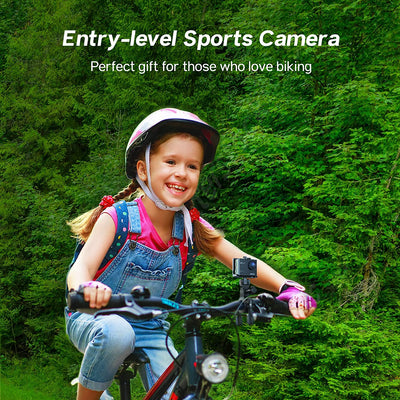 Action Cam 4K 30FPS 20MP Fotocamera Subacquea 40M Impermeabile Con Kit Di Accessori per Microfono Con Telecomando E 2 Batterie Videocamera per Casco Da Moto per Snorkeling Bicicletta E Vlog