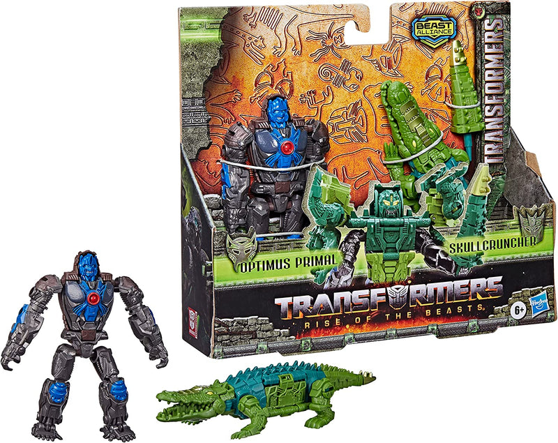 : Il Risveglio, Beast Alliance, Beast Combiner, Confezione Da 2 Con Giocattolo Di Optimus Primal, Dai 6 Anni in Su, 12,5 Cm