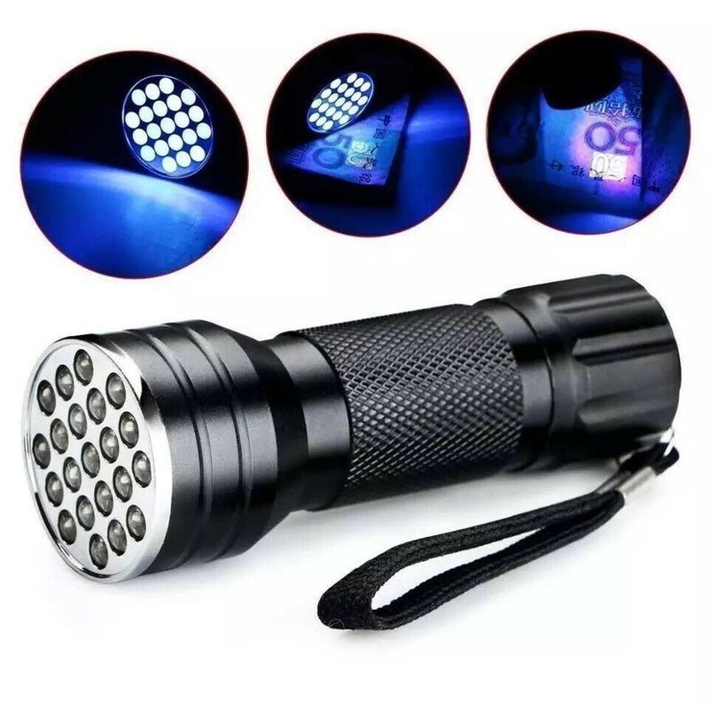 Multifunctional Counterfeit Detector UV LED Flashlight