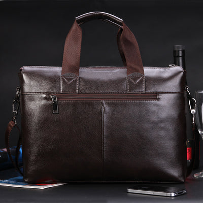 Factory Wholesale 2021 New Men'S Fashion Bag Satchel Bag Business Casual Computer Bag