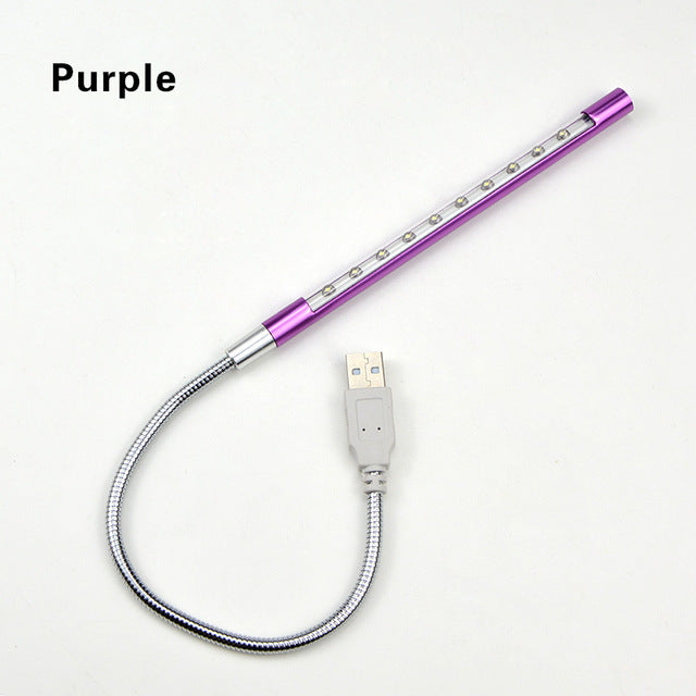 Laptop Aluminum Alloy LED Night Light USB