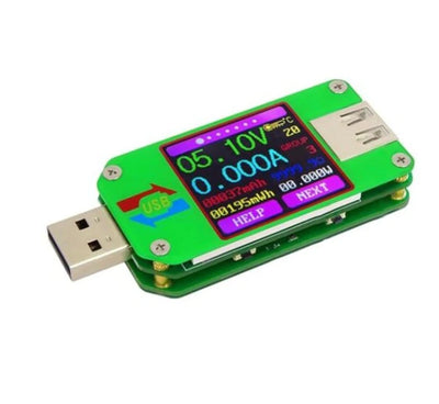 USB 2.0 Color Screen Tester Voltage Ammeter Thermometer UM24C with Bluetooth Communication Board