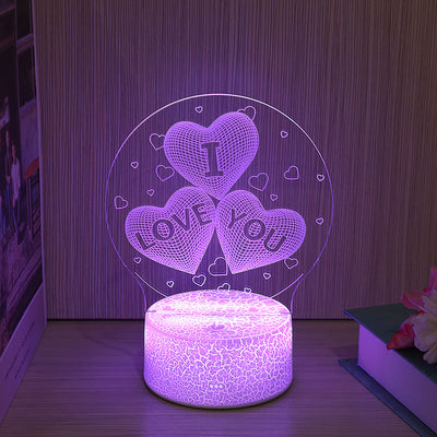 Led Colorful Remote Control Touch Bedside Lamp